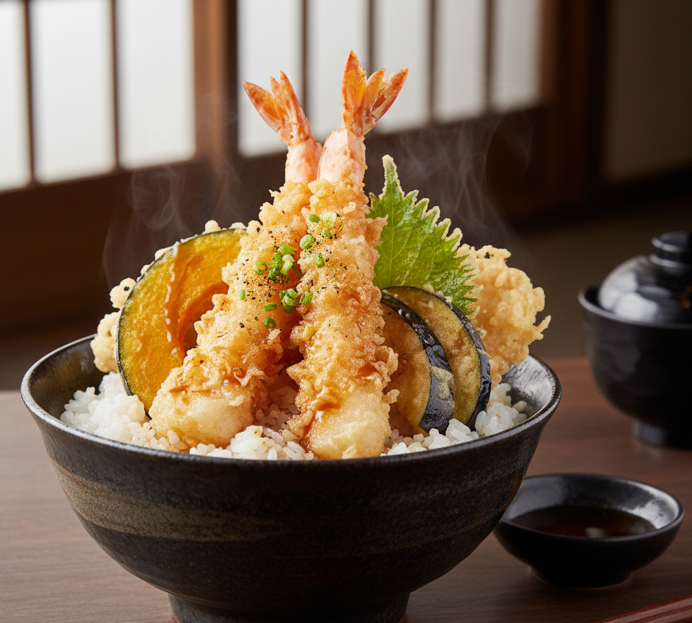 Japanese Tendon (Tempura Rice Bowl) in Cebu